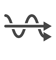 Sine wave arrow GIF